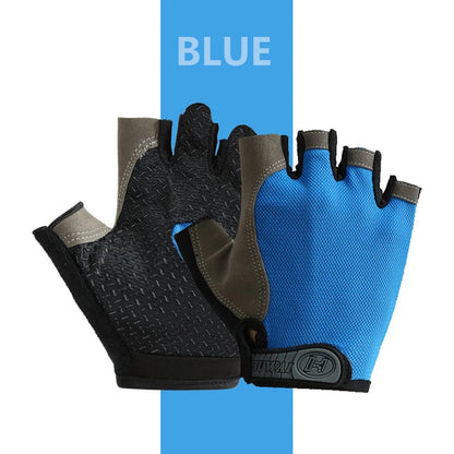 Weightlifti Gym Gloves Fitness Training Fingerless Men Women Bodybuilding Exercise Sports Gloves Cycling anti Slip Breathable