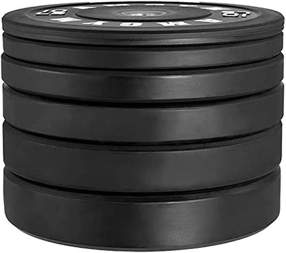 LB Bumper Plates Olympic Weight Plates, Bumper Weight Plates, Steel Insert, Strength Training
